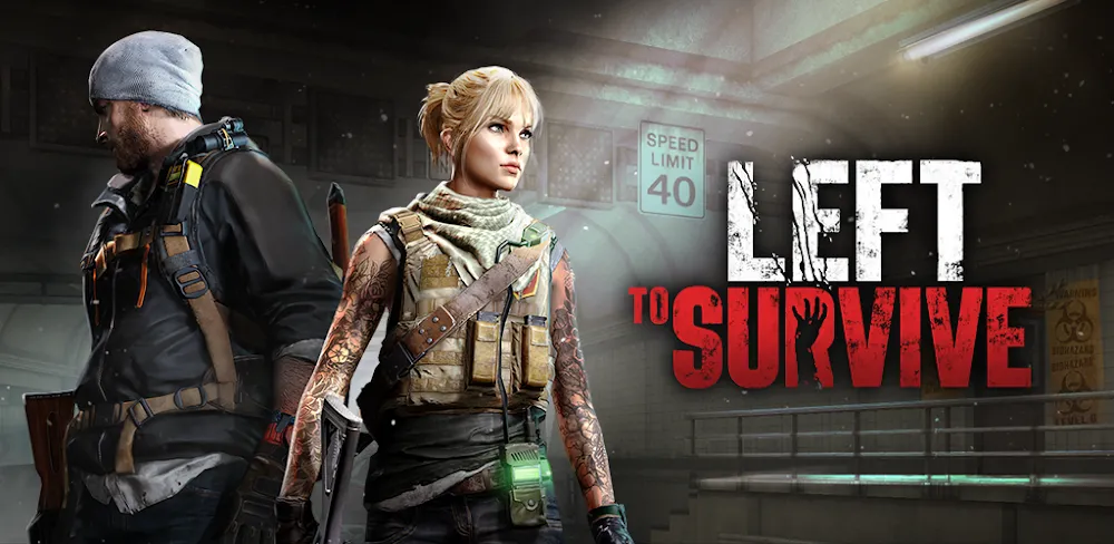 Left to Survive: Zombie Games MOD APK cover