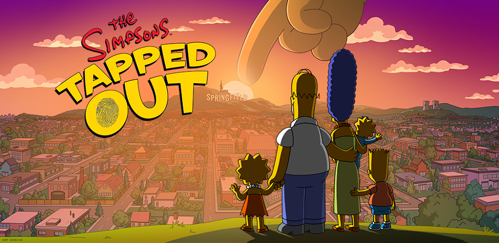 The Simpsons:  Tapped Out MOD APK cover